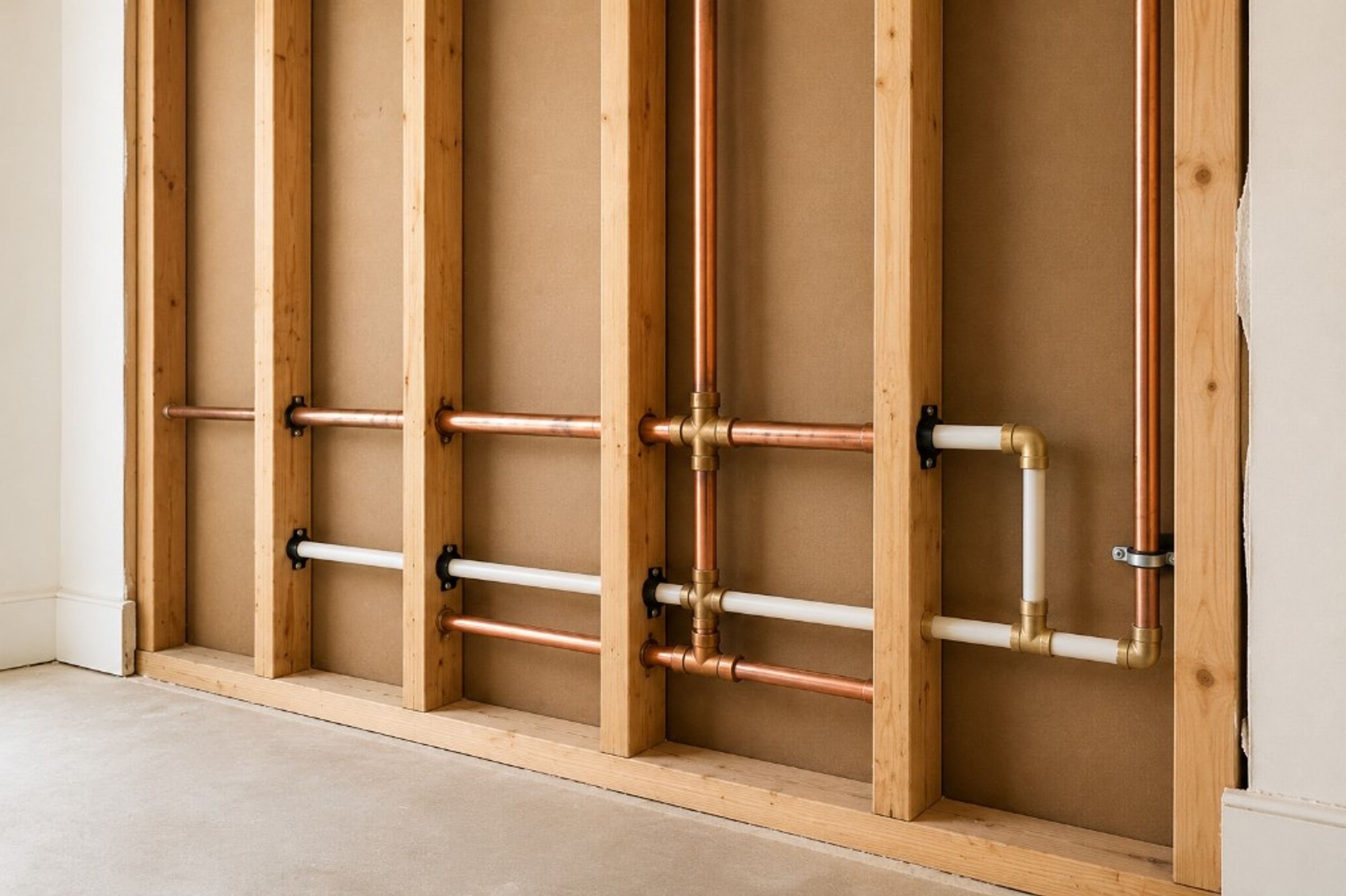 Diamond Plumbing whole-house repiping installation